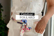 Foulard Fin Pour Femme Morain - Imitation Soie, 200 X 6 Cm - Polyvalent : Bandeau, Ceinture, Cravate, Décoration Sac - 13