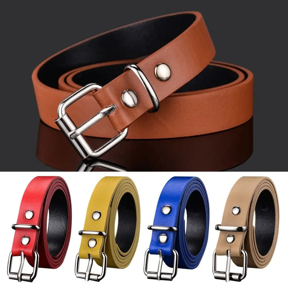 Ceinture Enfant Fine en Similicuir , Modèle Livia