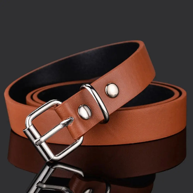 Ceinture Enfant Fine en Similicuir , Modèle Livia