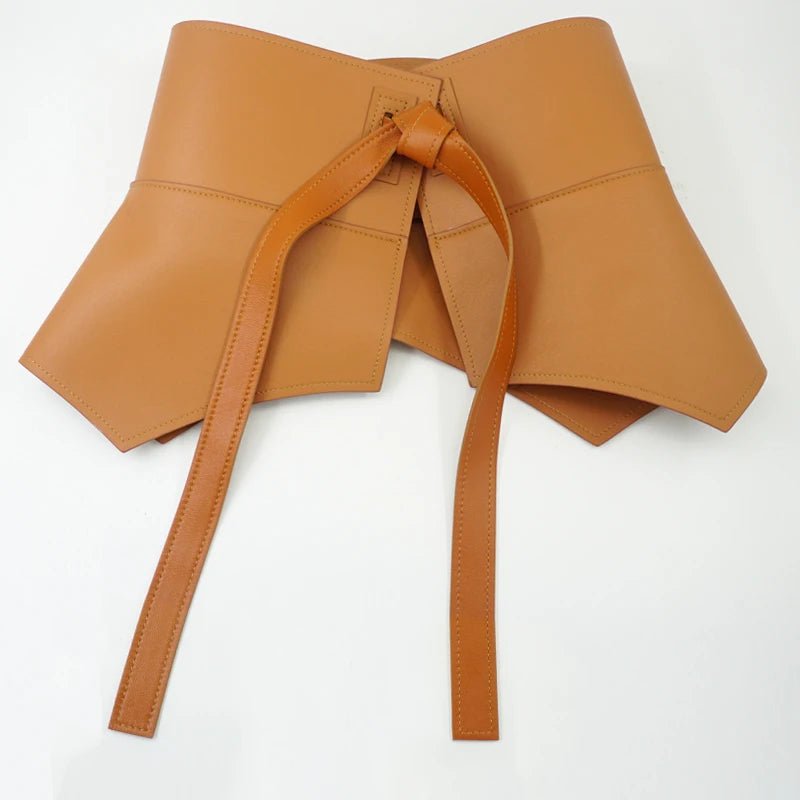 Ceinture corset large à nouer femme, Dolores