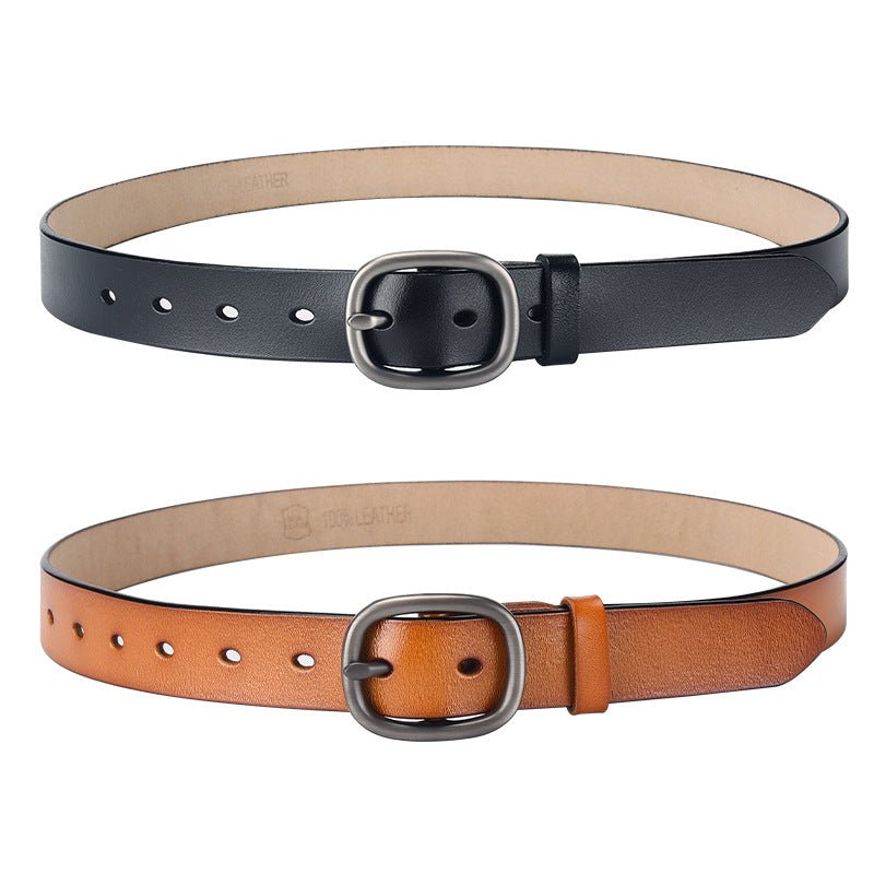 Ceinture en cuir pour femme, modèle Nino