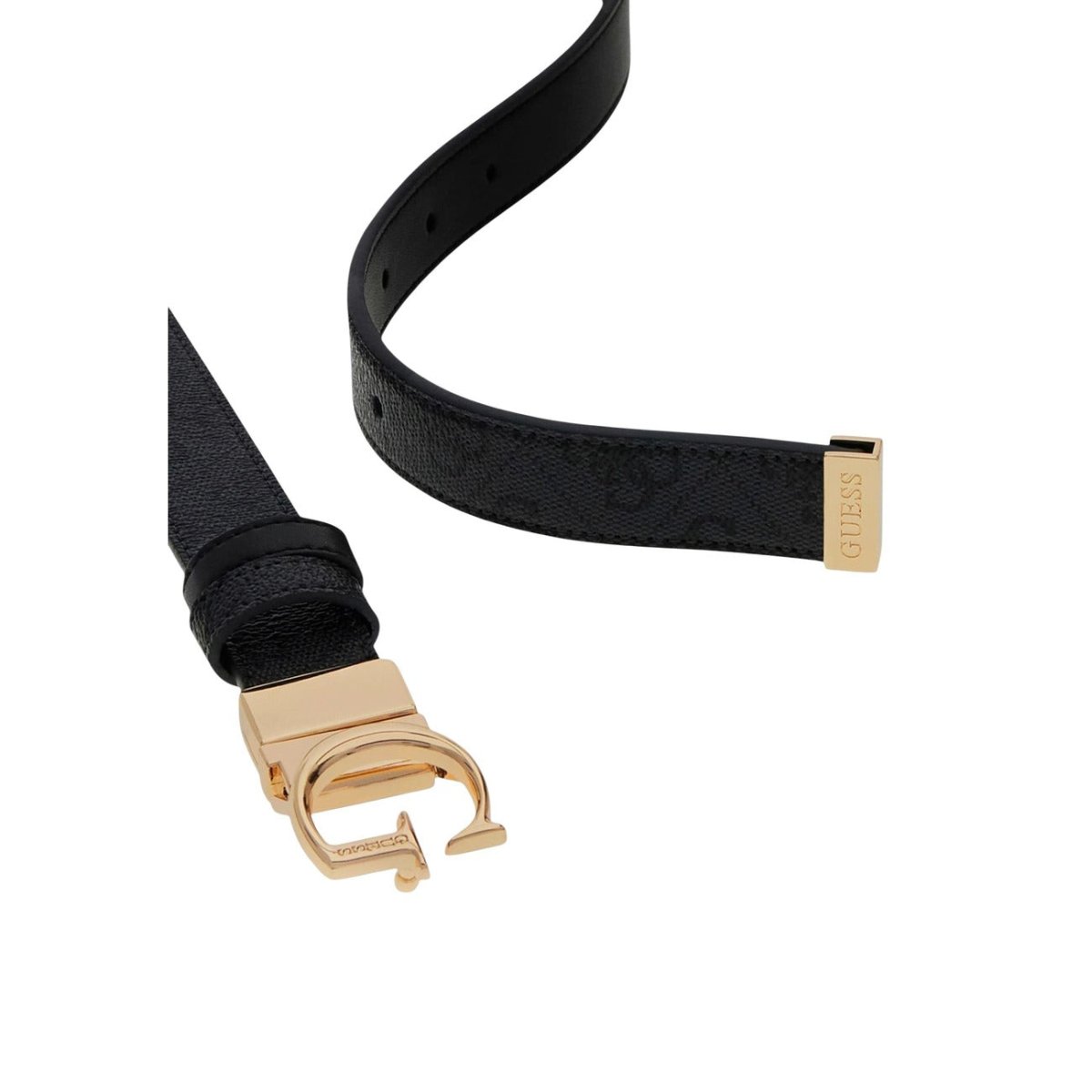 Ceinture Femme Guess avec Boucle Logo Dorée - La Boutique de la Ceinture