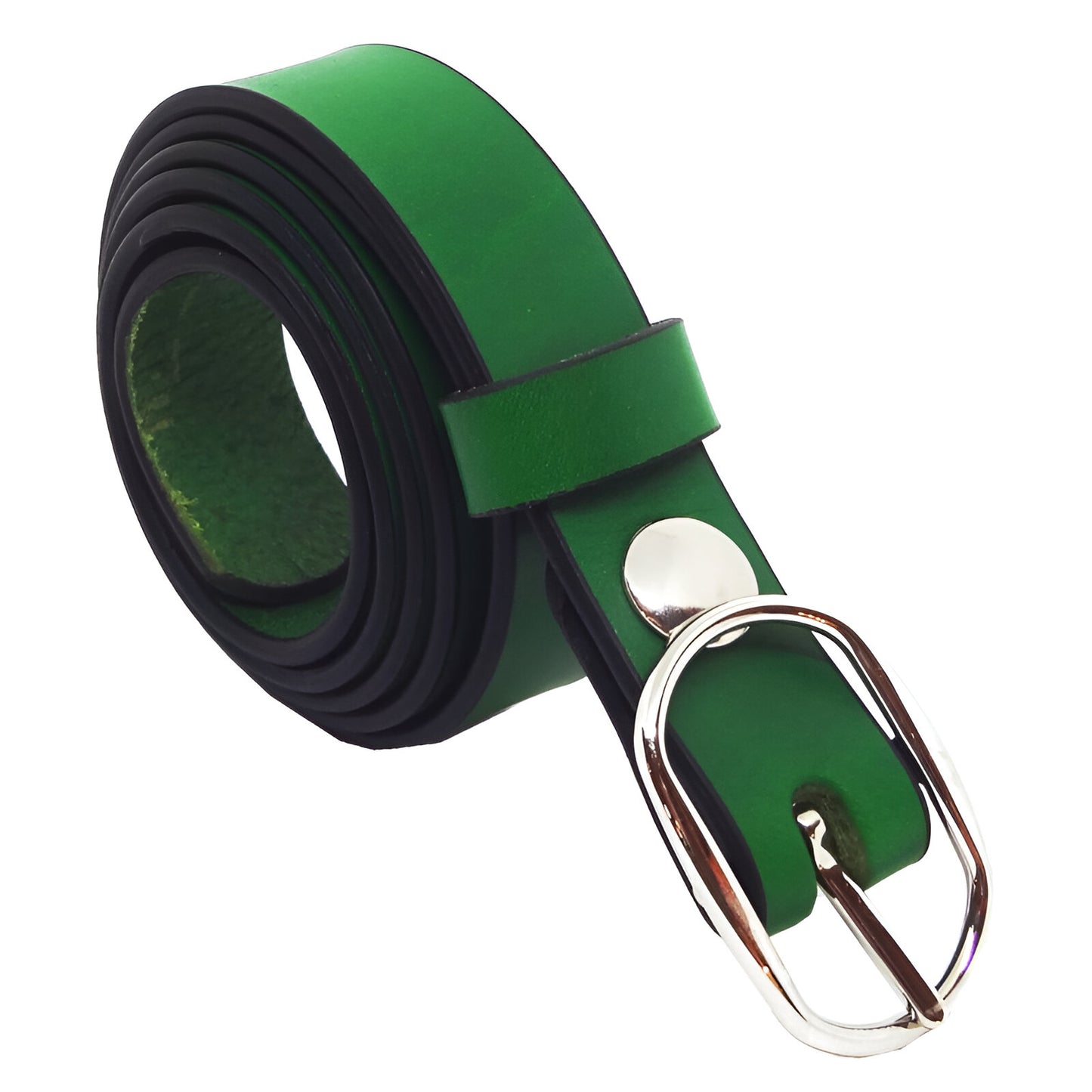 Ceinture Made In France, en cuir pleine fleur, tannage végétal, pour femme, modèle Manon