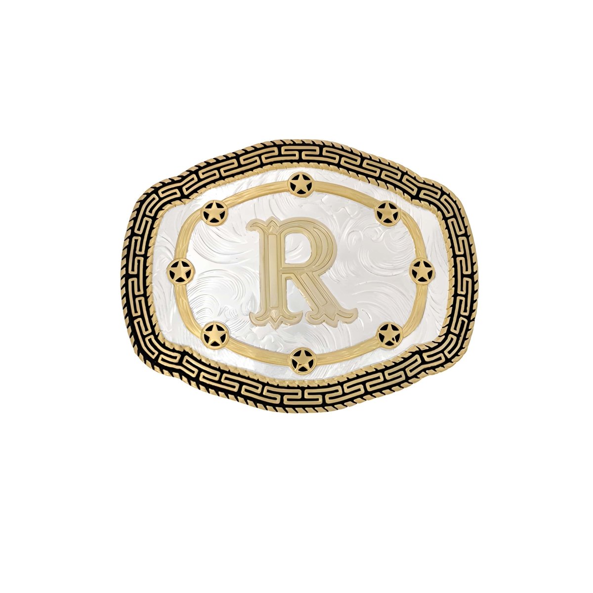 Boucle de ceinture Alphabet, R, modèle Rida - La Boutique de la Ceinture