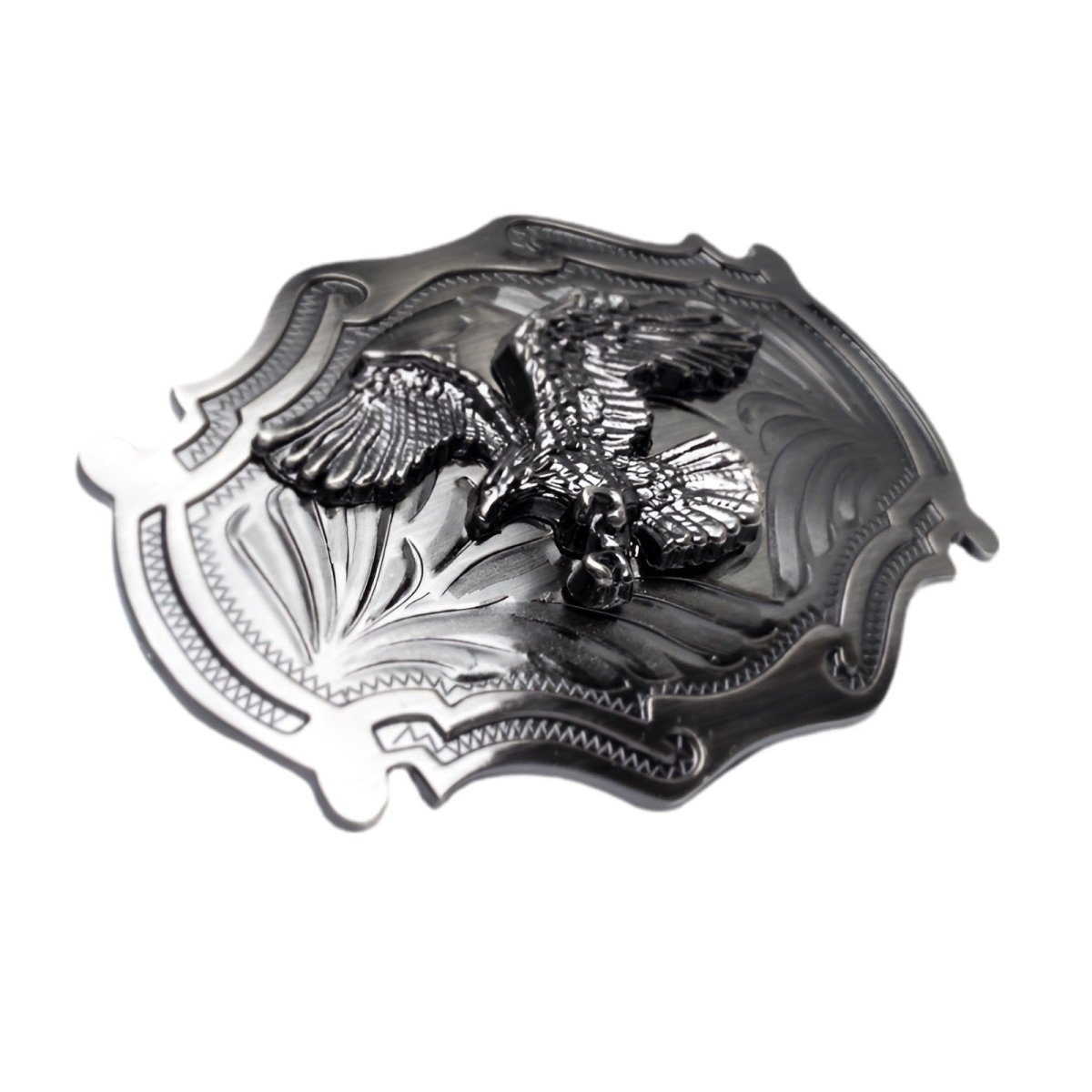 Boucle de ceinture Américaine, aigle, modèle Mike - La Boutique de la Ceinture