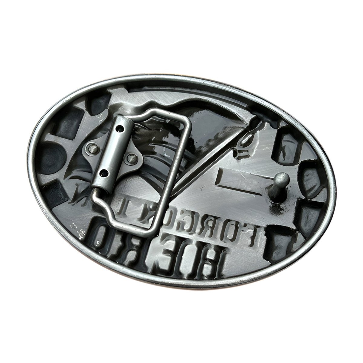 Boucle de ceinture Américaine, "Forgotten Hero", modèle Tony - La Boutique de la Ceinture