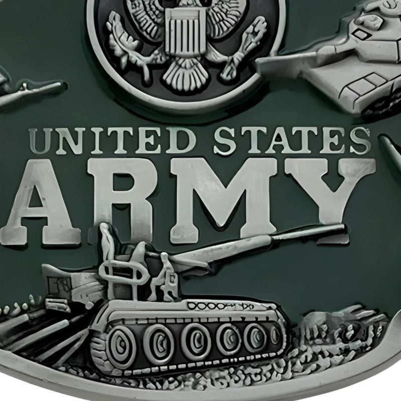 Boucle de ceinture Américaine, US Army, modèle Deacon