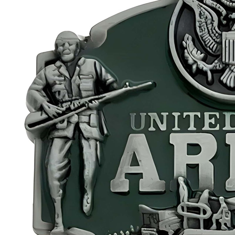 Boucle de ceinture Américaine, US Army, modèle Deacon