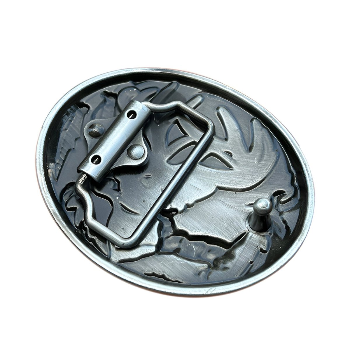 Boucle de ceinture Animal, cerfs, modèle Jules - La Boutique de la Ceinture