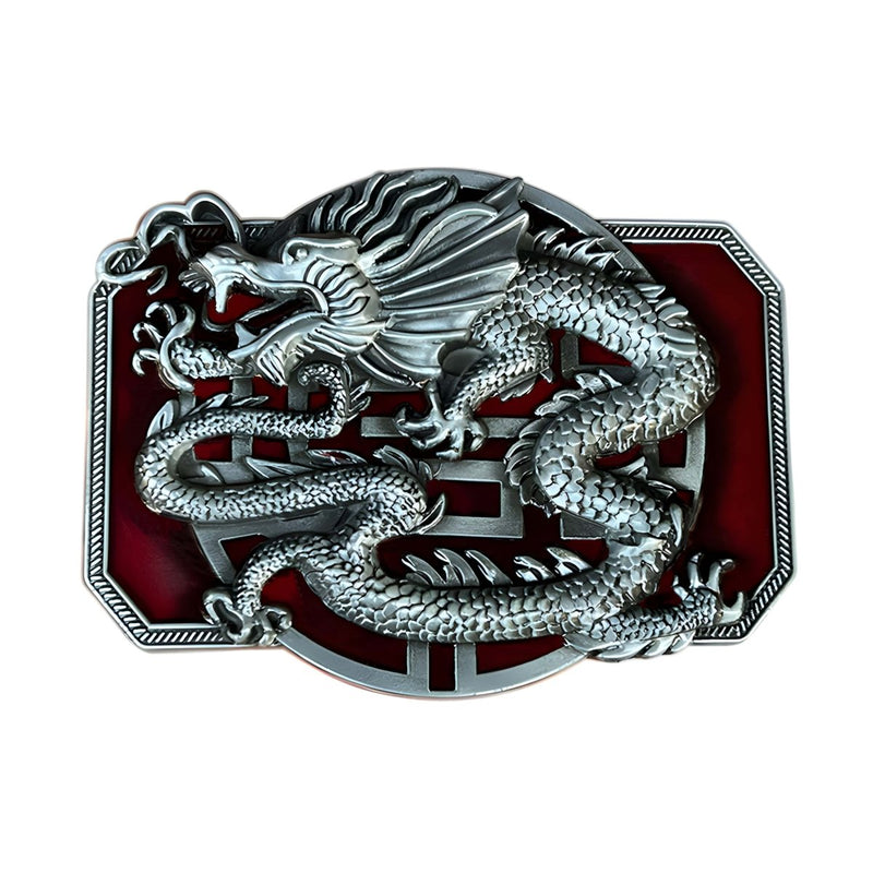 Boucle de ceinture Animal, dragon asiatique, modèle Bruce