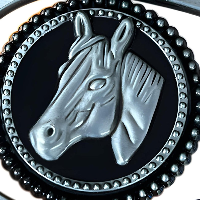 Boucle de ceinture Animal, fer à cheval, modèle Warren