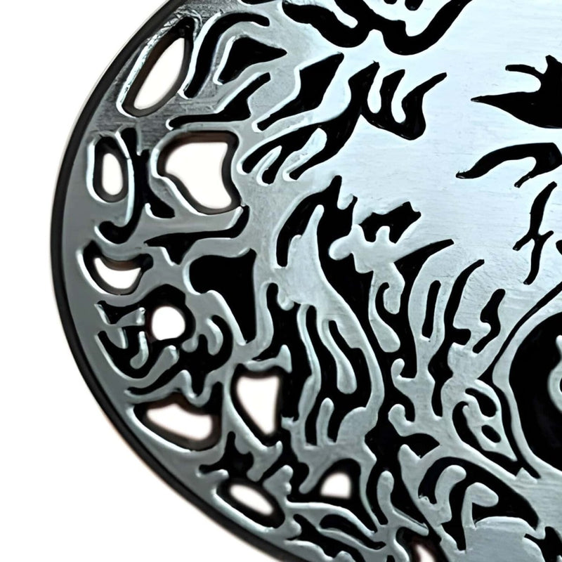 Boucle de ceinture Animal, lion rugissant, modèle Arthur