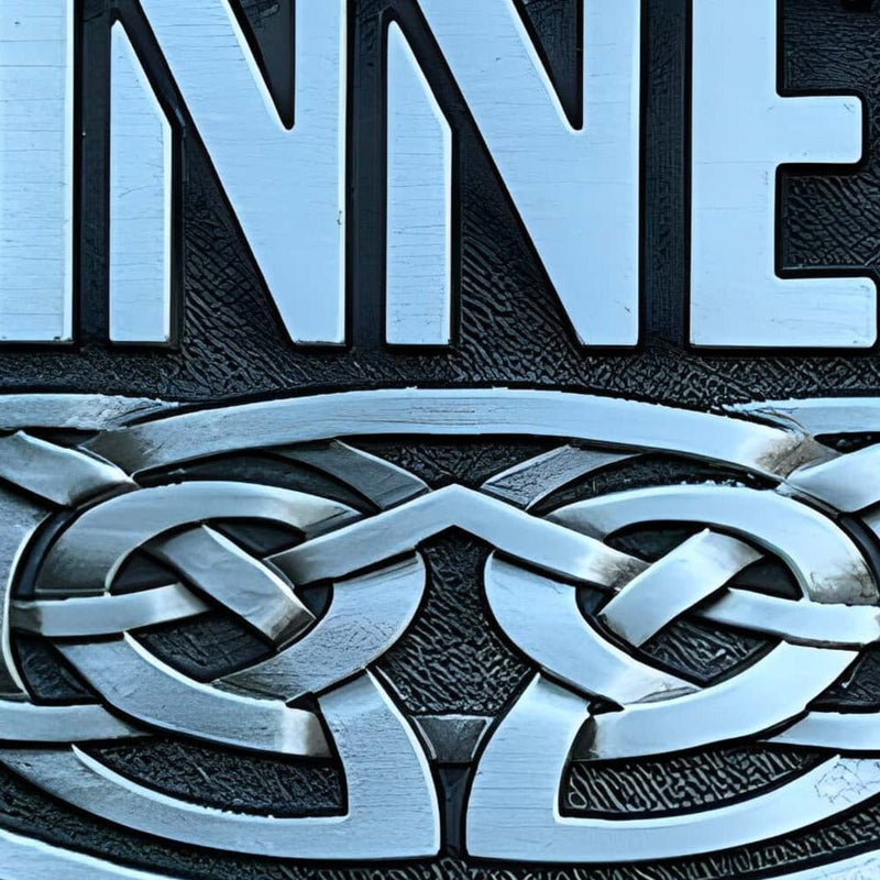 Boucle de ceinture Celtique, GUINNESS, modèle Milio