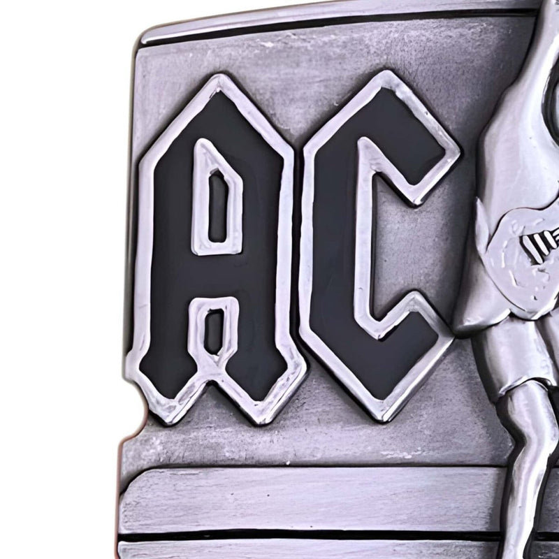 Boucle de ceinture Musique, ACDC, modèle Phil