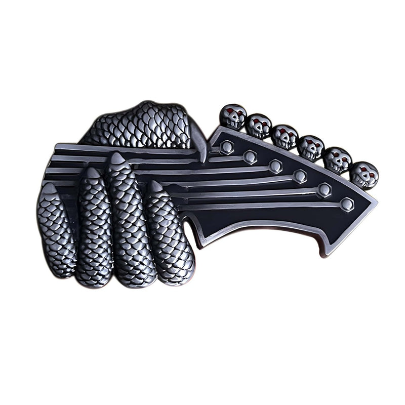 Boucle de ceinture Musique, tête de guitare, modèle Jordan