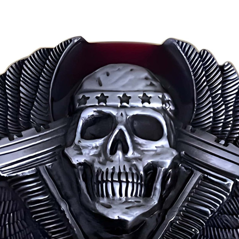 Boucle de ceinture Tête de Mort,