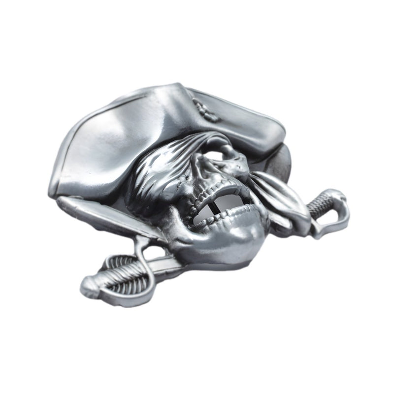 Boucle de ceinture Tête de Mort pirate, modèle Wilson