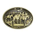 Porte-bière Boucle De Ceinture En Métal Zinc - Boucle Western Cowboy, Support Canette/bouteille, Cadeau Homme Drôle - 9