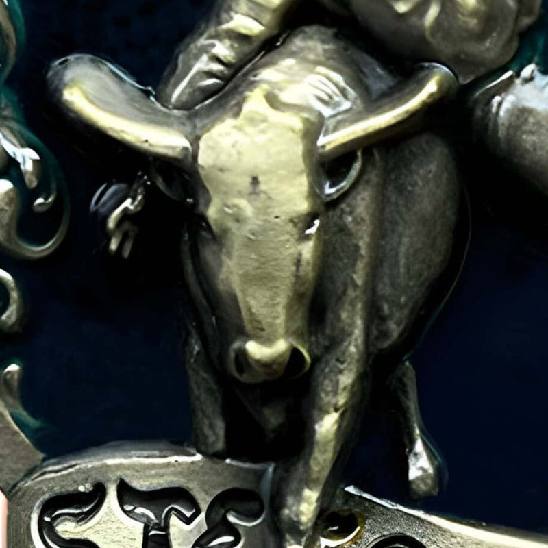 Boucle de ceinture Western, steer wrestling, modèle Clint