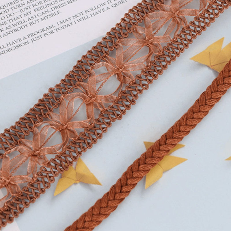 Ceinture à nouer en dentelle, modèle Janetta