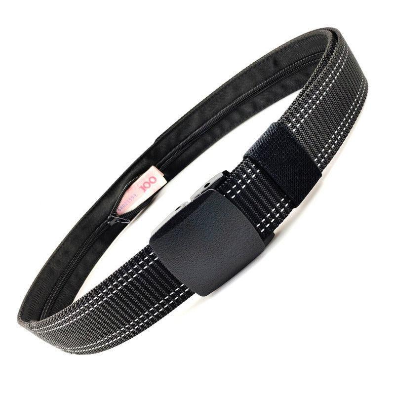 Ceinture Cache Billets en nylon pour homme ou femme, modèle Erekle
