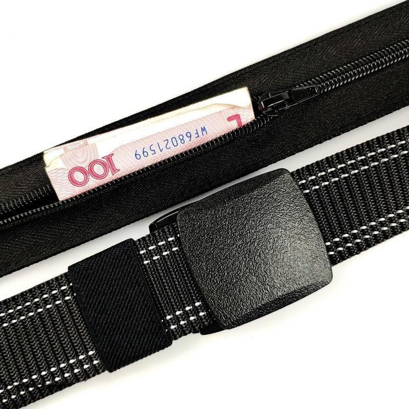 Ceinture Cache Billets en nylon pour homme ou femme, modèle Erekle