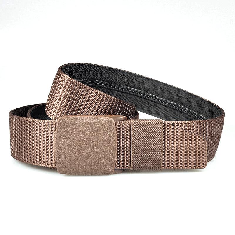 Ceinture Cache Billets sans métal, idéal pour l'aéroport, modèle Avtandil - La Boutique de la Ceinture
