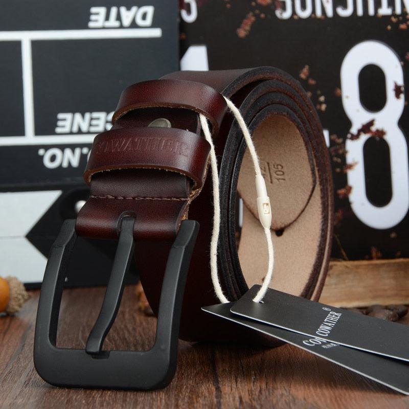 Ceinture Casual en cuir pour homme, modèle Artyom