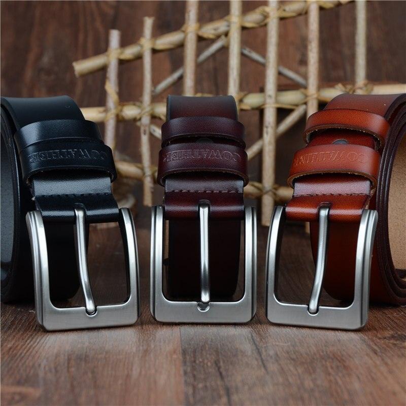 Ceinture Casual en cuir pour homme, modèle Goga