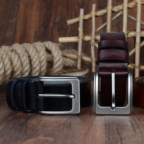 Ceinture Casual en cuir pour homme, modèle Goga