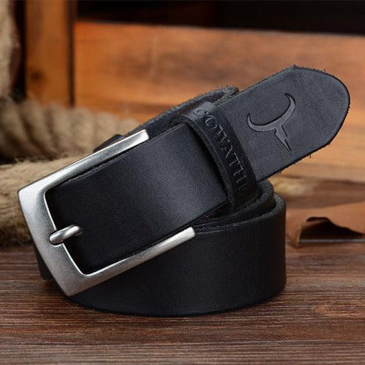 Ceinture Casual en cuir pour homme, modèle Isidore