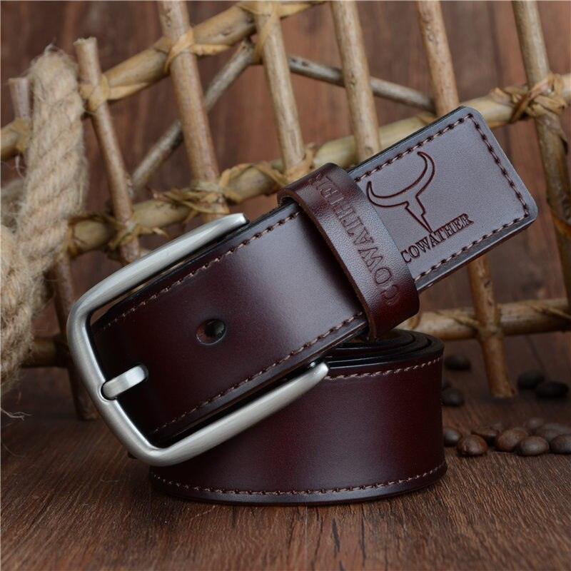Ceinture Casual en cuir pour homme, modèle Konstantine