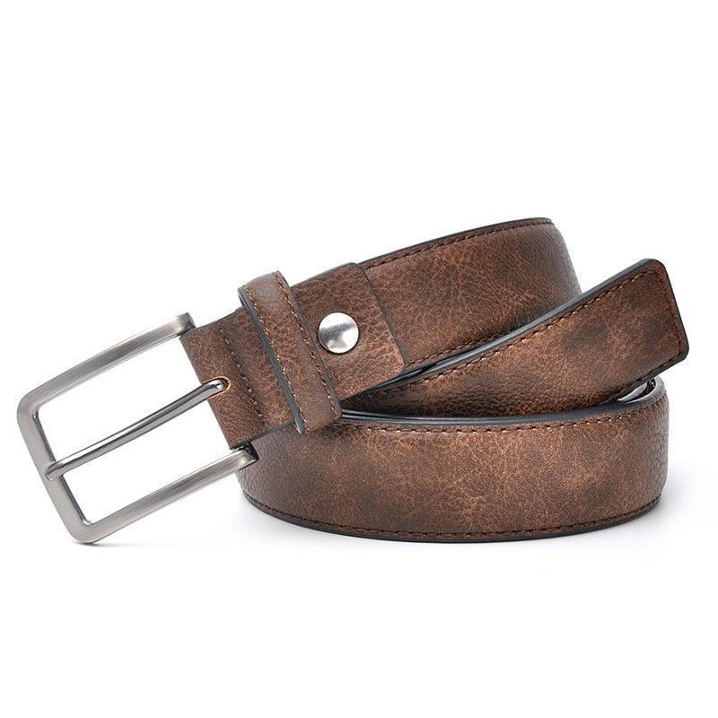 Ceinture Casual en cuir pour homme, modèle Mikheil