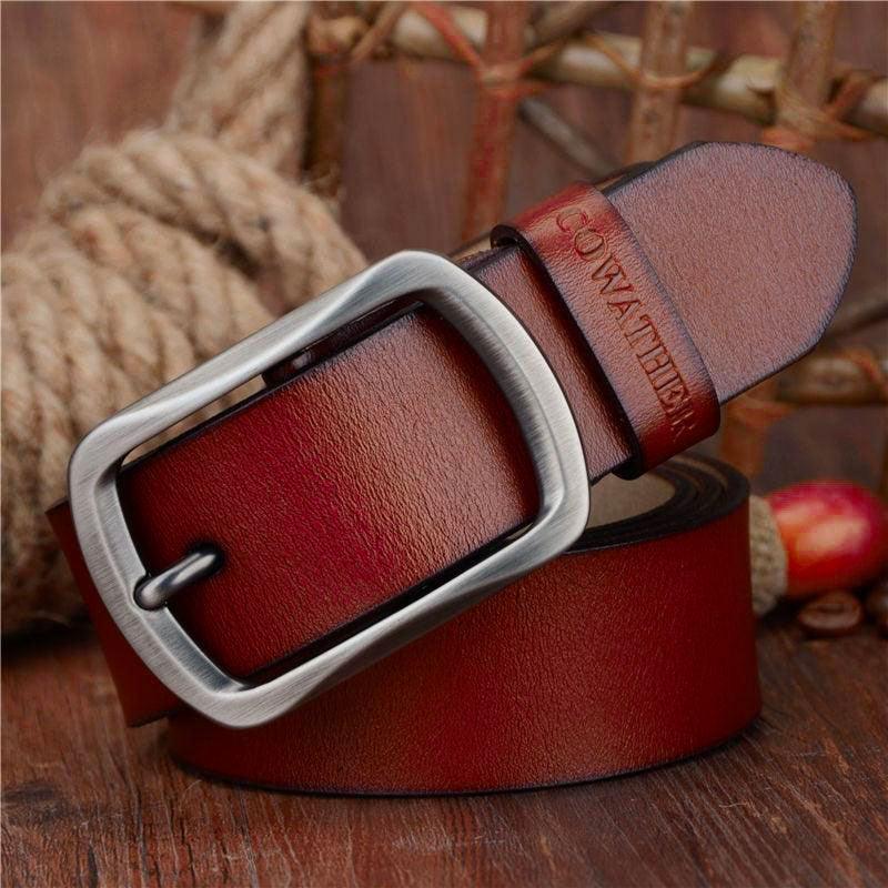 Ceinture Casual en cuir pour homme, modèle Rostom - La Boutique de la Ceinture