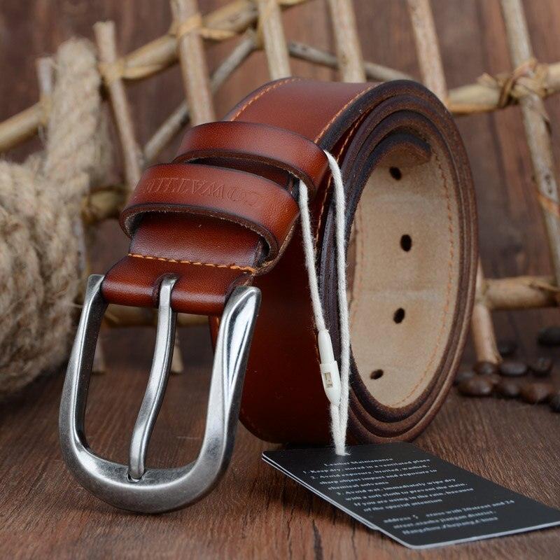 Ceinture Casual en cuir pour homme, modèle Teimuraz