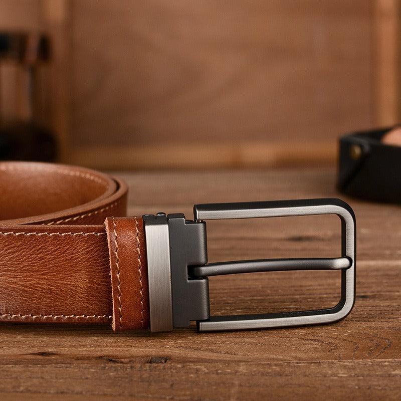 Ceinture Casual en cuir pour homme, modèle Uoope