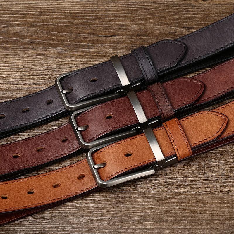 Ceinture Casual en cuir pour homme, modèle Uoope