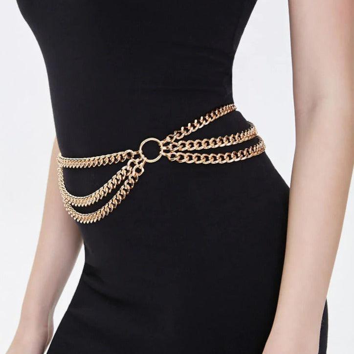 Ceinture chaîne pour femme, modèle Kleipedo - La Boutique de la Ceinture