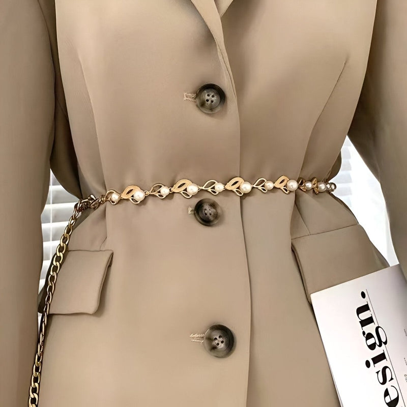 Ceinture chaîne pour femme, modèle Oborina