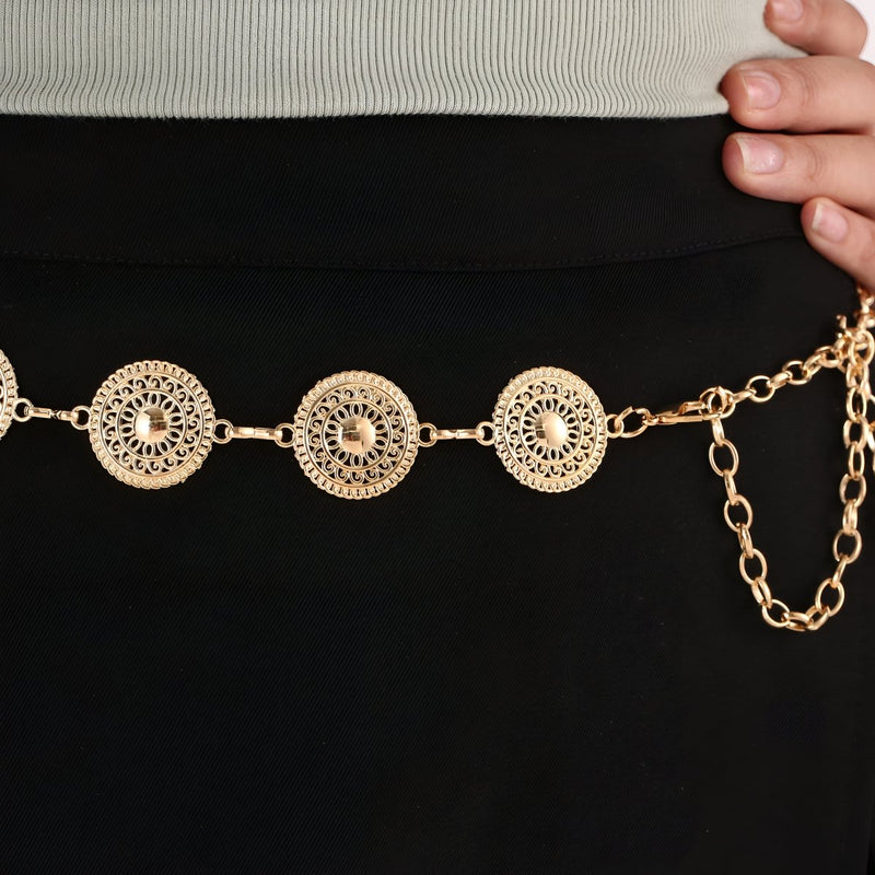 Ceinture chaîne pour femme, modèle Orya