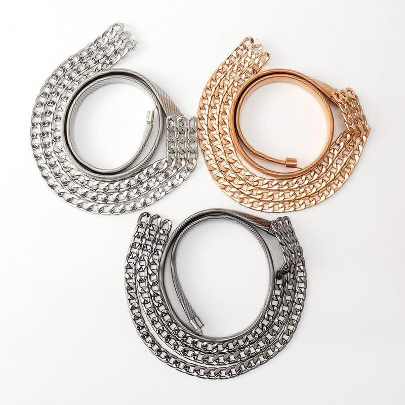 Ceinture chaîne pour femme, modèle Psicesia