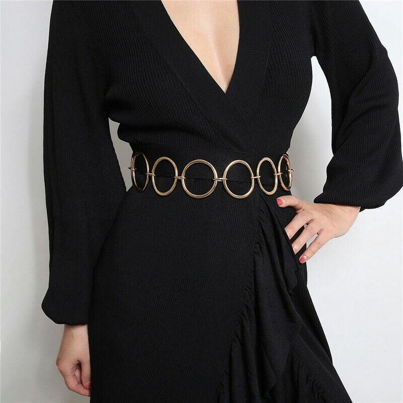 Ceinture chaîne pour femme, modèle Usenia