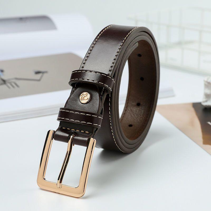 Ceinture classique pour Femme, disponible en grande taille, modèle Benedicte - La Boutique de la Ceinture