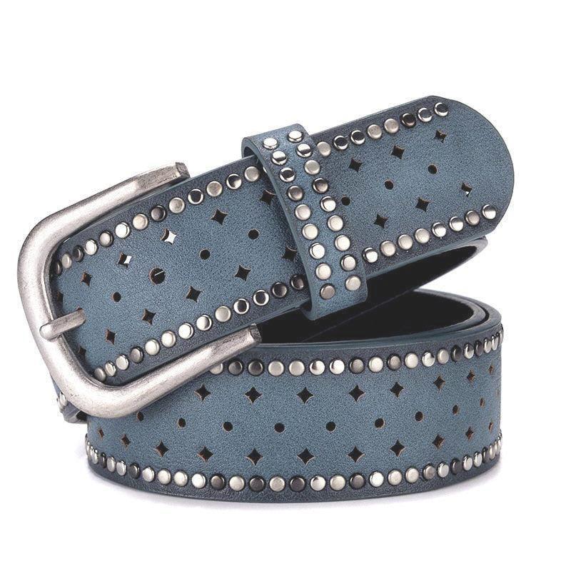 Ceinture Cloutée pour Femme, modèle Arryn - La Boutique de la Ceinture