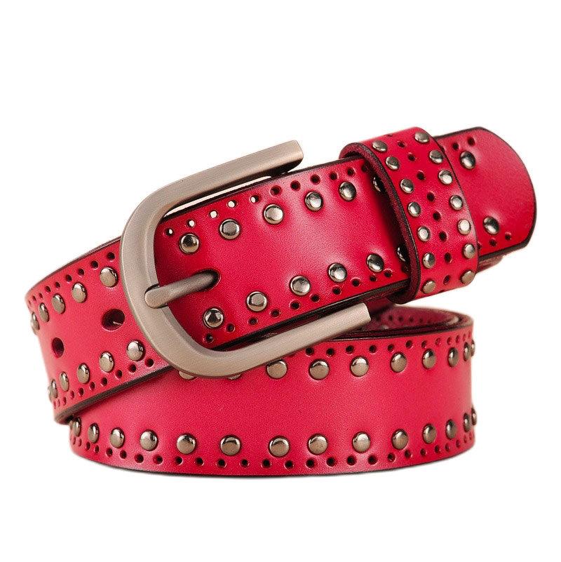 Ceinture Cloutée pour Femme, modèle Neia - La Boutique de la Ceinture