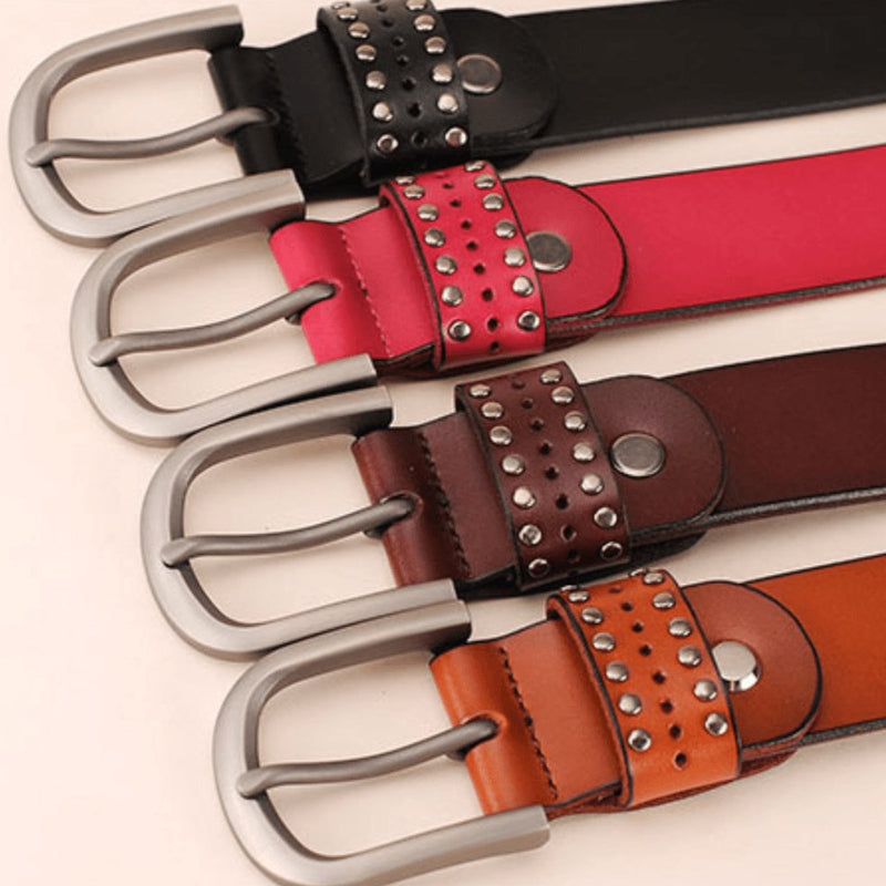 Ceinture Cloutée pour Femme, modèle Neia