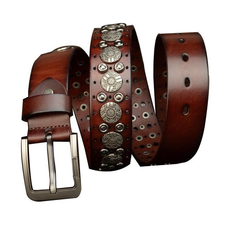 Ceinture Cloutée pour Femme ou Homme, modèle Ciradyl - La Boutique de la Ceinture