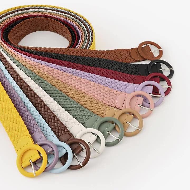 Ceinture colorée pour femme, modèle Taia