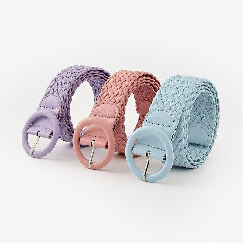 Ceinture colorée pour femme, modèle Taia