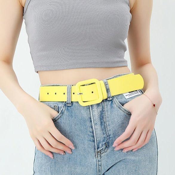 Ceinture colorée pour femme, modèle Teeva